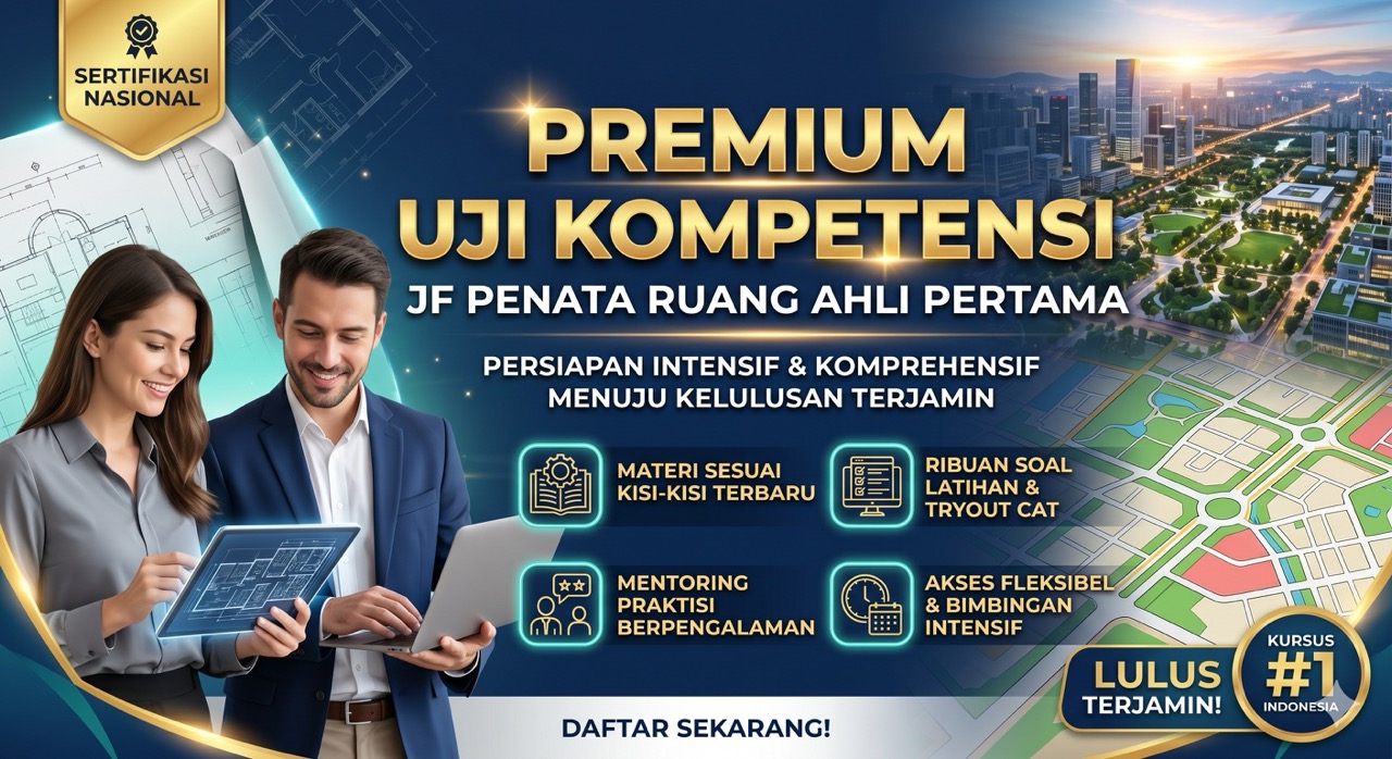 PREMIUM UJI KOMPETENSI JF PENATA RUANG AHLI PERTAMA
