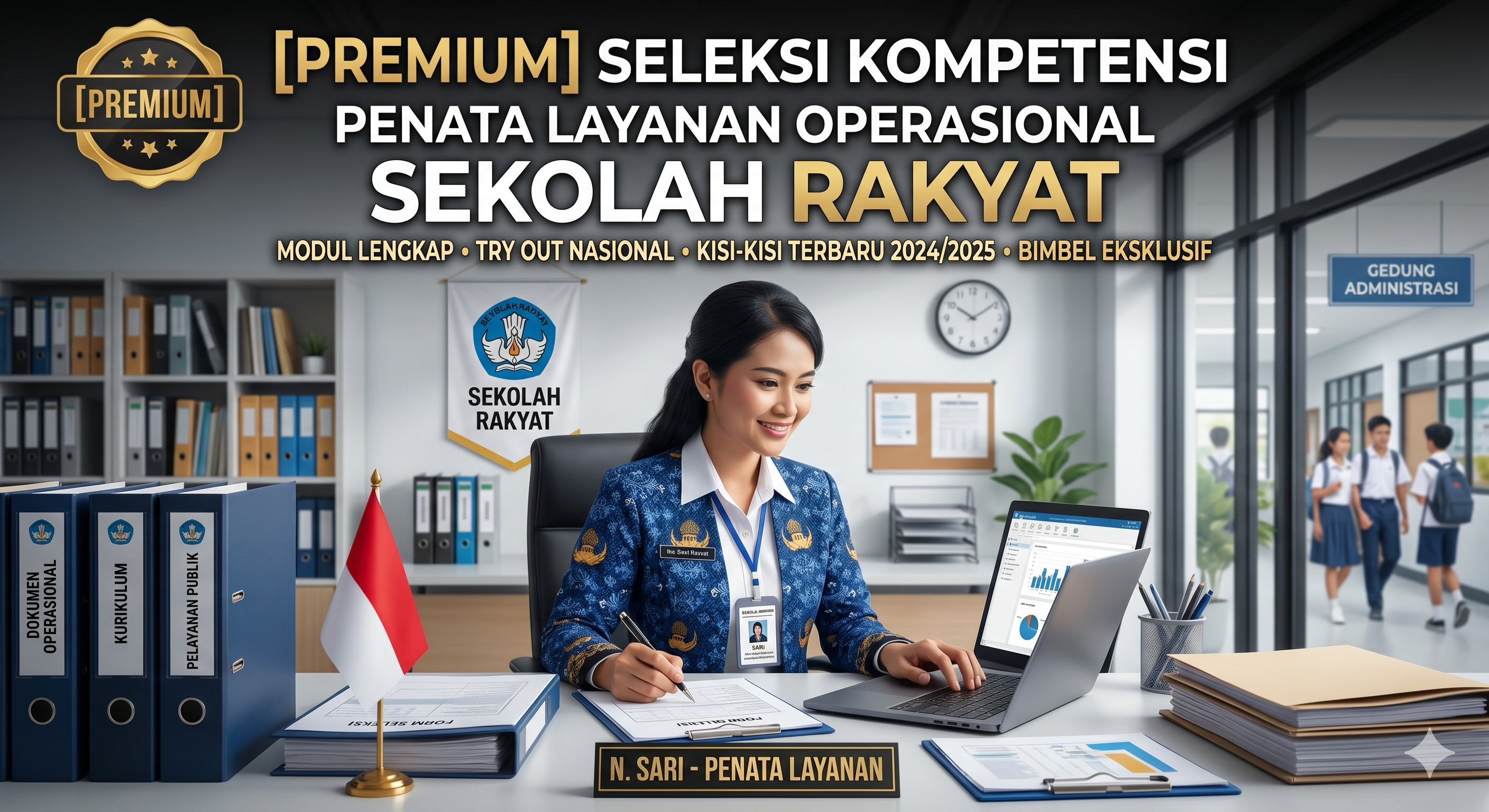 [PREMIUM] SELEKSI KOMPETENSI PENATA LAYANAN OPERASIONAL SEKOLAH RAKYAT