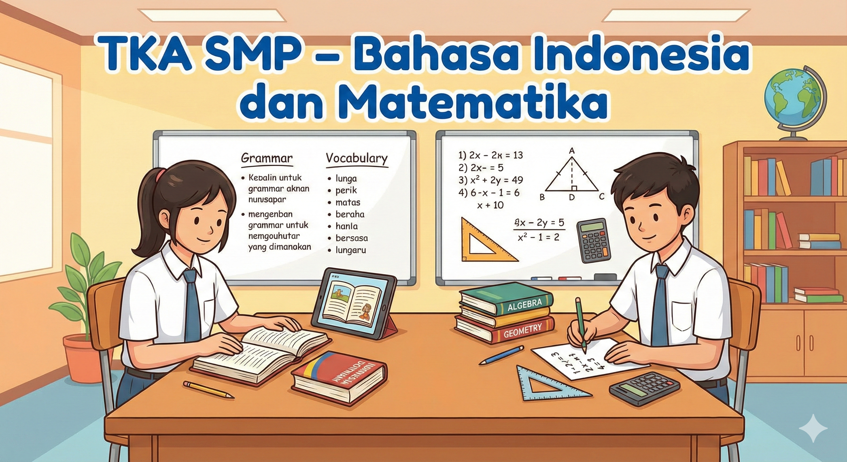 TKA SMP - BAHASA INDONESIA DAN MATEMATIKA